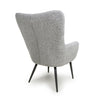 Hawksmoor Bordeaux Textured Chenille Effect Grey Armchair