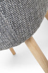 Hawksmoor Sidcup Tweed Grey Dining Chair (Pair)