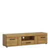 Axton Bronxwood 2 Door 1 Drawer Wide TV Cabinet in Grandson Oak