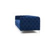 Alegra Blue Plush 3 Seater Sofa