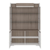 Axton Bronxdale Low Glazed 2 door Display Cabinet With Internal Shelves (inc. Plexi Lighting)