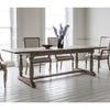 Mayfield Yukon Mindi Ash Wood Extending Rectangle Dining Table