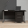 Axton Trinity Mobile file Cabinet In Black Woodgrain