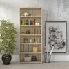 Axton Trinity Prima Bookcase 5 Shelves In Oak