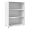 Axton Trinity Bookcase 2 Shelves in White