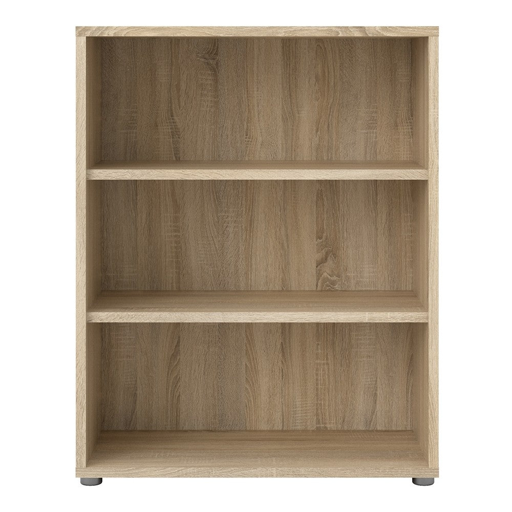 Axton Trinity Bookcase 2 Shelves In Oak