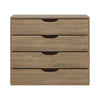 Axton Harding 4 Drawer Chest In Stirling Oak