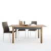 Axton Morris Extending Dining Table + 6 Milan High Back Chair Dark Brown