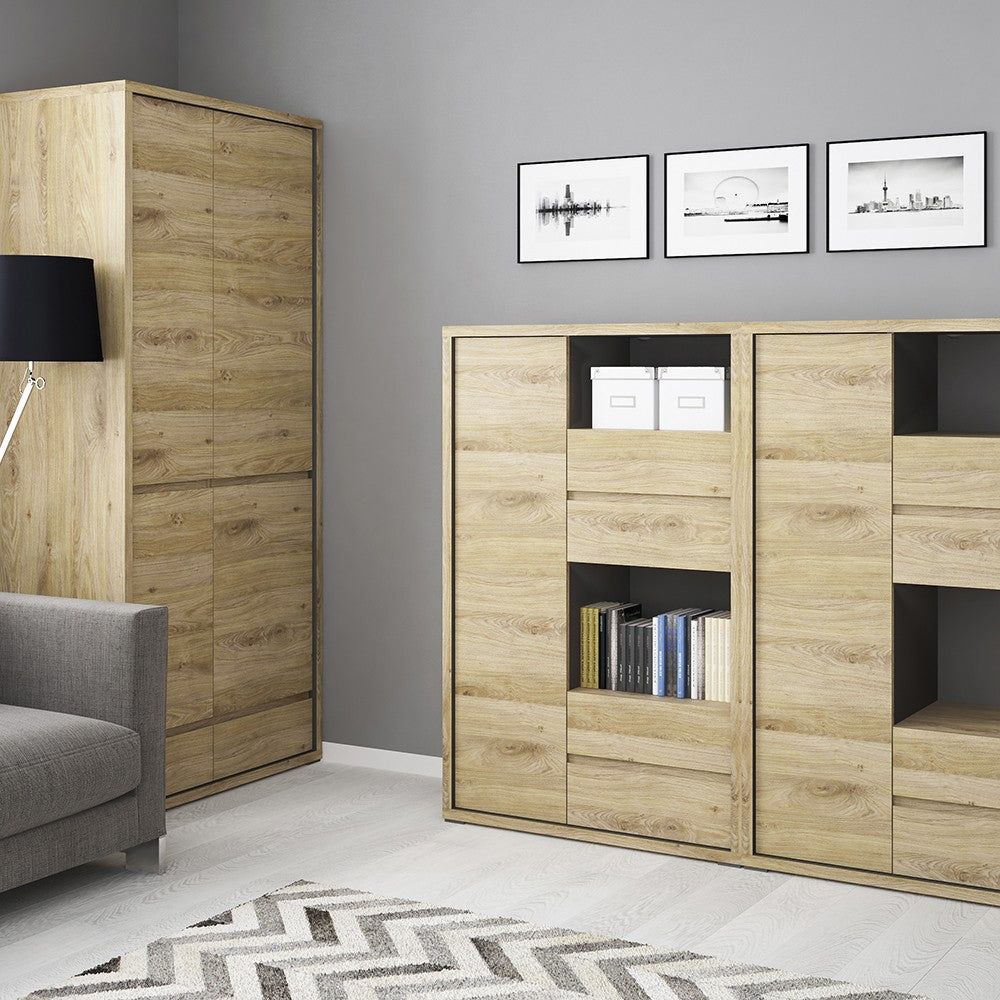 Axton Kingsbridge 1 Door 4 Drawer Display Cabinet