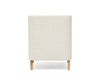 Casa Bella Ivory Fabric Armchair