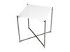 Gillmore Space Iris Square Side Table White Marble Top