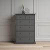 Axton Westchester  Chest of 6 Drawers In Matt Grey