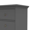 Axton Westchester Chest Of 8 Drawers In Matt Grey