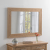 Yearn Rectangular Solid Oak Mirror