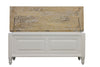 Bodiam Rochester Storage Bench or Trunk Antique White