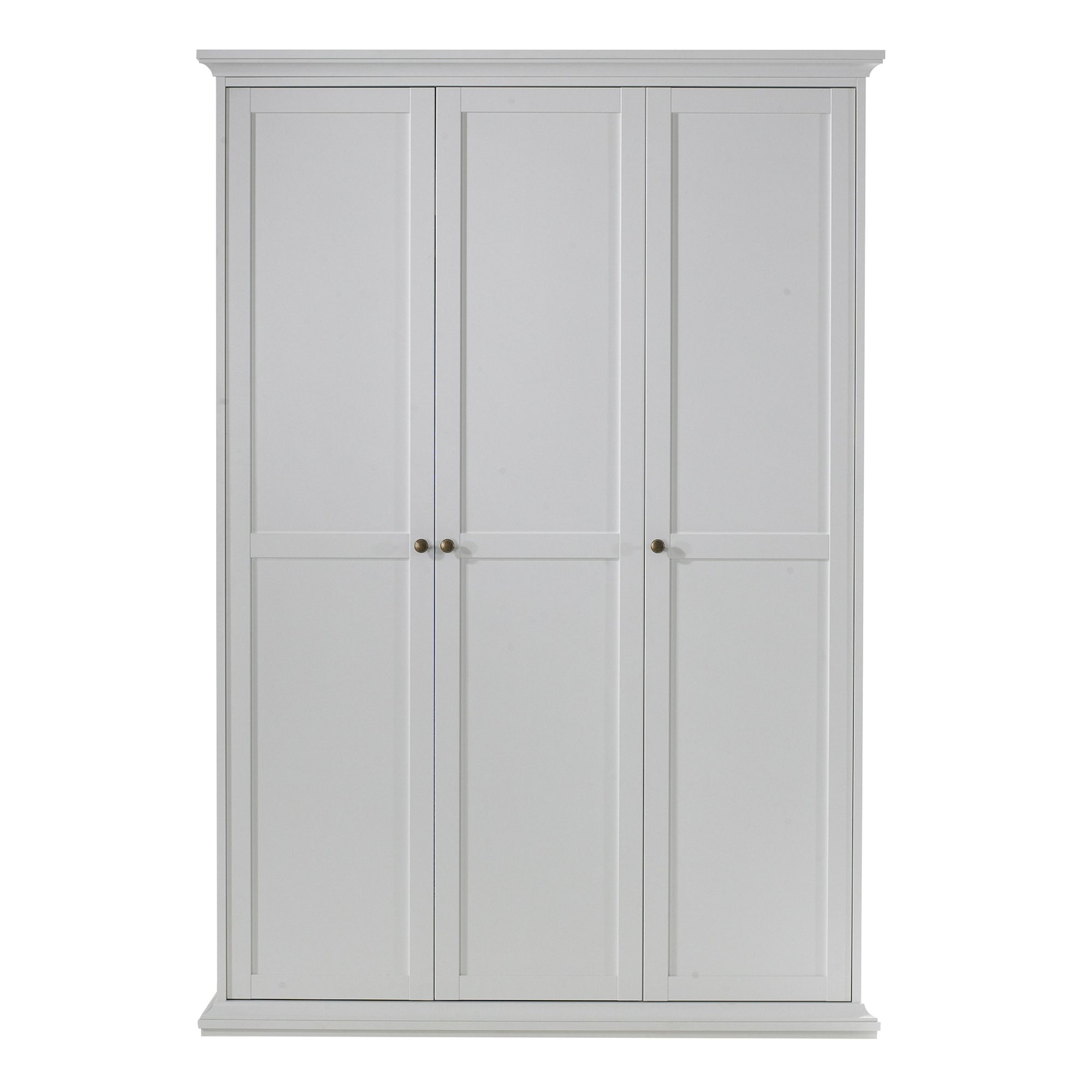Axton Westchester Wardrobe with 3 Doors In White