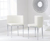 Abingdon Stowaway Glass Dining Set With 4 Dining Chairs