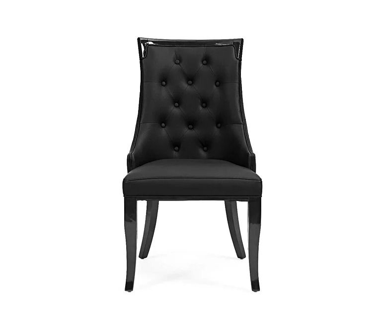 Aviva Black Dining Chair (Pair)