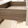 Axton Norwood Living Wide TV Unit In White With A Truffle Oak Trim