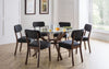 Julian Bowen Chelsea Large & Farringdon Round Glass Dining Set