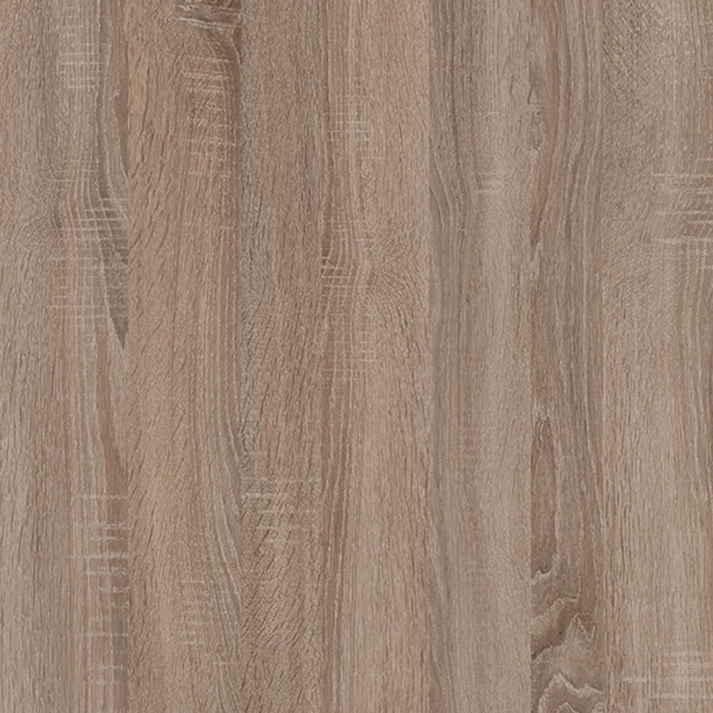 Axton Norwood Living Extending Dining Table In White With A Truffle Oak Trim