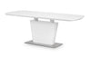 Julian Bowen Como Extending White Gloss Dining Table 160 - 200cm