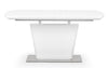 Julian Bowen Como Extending White Gloss Dining Table 160 - 200cm