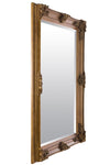 Carrington Gold Baroque Ornate Flourish Large Wall Mirror 110 x 79 CM