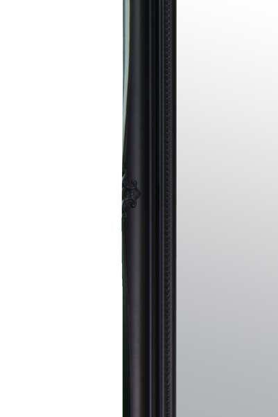 Carrington Baroque Black Shabby Chic Design Leaner Mirror 168 x 107 CM