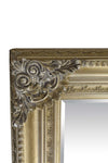 Carrington Baroque Vintage Silver Antique Design Large Leaner Mirror 244 x 152 CM
