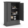 Axton Westchester Wardrobe with 2 Doors 1 Drawer 2 Shelves In Matt Grey