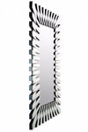 Carrington All Glass Stylised Large Dress Mirror Mirror 120 x 80 CM