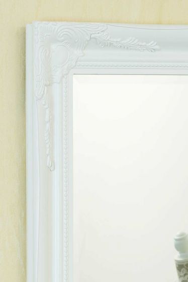 Carrington White Wall Mirror 110 x 79 CM
