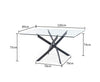 Marina 120cm Rectangular Glass Dining Table