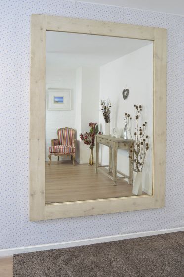 Carrington Light Natural Wood Extra Large Wall Mirror 213 x 152 CM