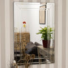 Carrington All Glass Modern Bevelled Mirror 90 x 60 CM