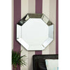 Carrington All Glass Angled Hexagonal Frame Mirror 90 x 90 CM